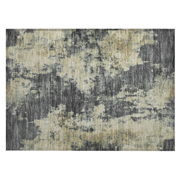 Dalyn Rugs Machine Washable Indoor/Outdoor Chantille ACN2066 Gray 1'8" x 2'6" Rug
