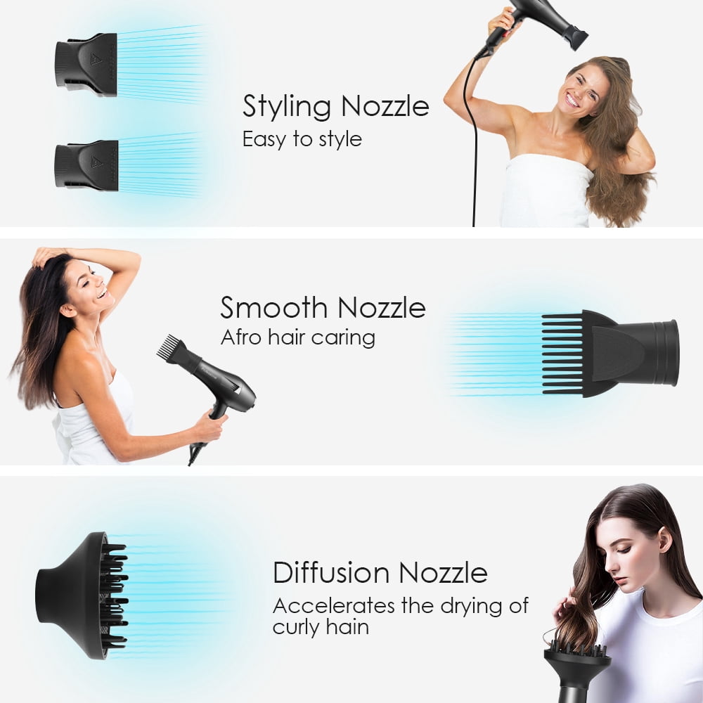 Dekuri Ionic Salon Hair Dryer Professional Blow Dryer 2200W AC Motor Fast Drying