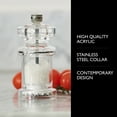 thumbnail image 2 of Cole & Mason 605 Refillable Spice Mill - Kitchen & Home Accessory - Table Salt Grinder - Salt Included - Acrylic - Salt Mill 4.5", 2 of 7