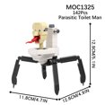 thumbnail image 1 of Amyove Skibidi Toilet Building Blocks Cartoon Game Character Building Bricks For Kids Birthday Gifts Fans Collection, 1 of 8