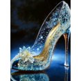thumbnail image 1 of Fantasy High-Heeled Landscape Diamond Painting New 2023 DIY Mosaic Diamond Embroidery Dream Princess Shoes 5D Cross Stitch S468round 70x90cm Gao Jinjia LED, 1 of 2