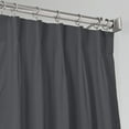 thumbnail image 2 of Rivana pinch pleat curtains for living room 100% blackout curtains for bedroom pinch pleated drapes thermal insulated (42Wx54L,1 panel, Dark grey), 2 of 7