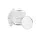 thumbnail image 4 of 10 Piezas en Bisel Cabujón Ajuste 25 Mm Bandeja Colgante Bricolaje Artesanía Gloria Plateado Individual Blanco Plateado, 4 of 9