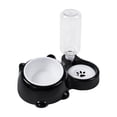 thumbnail image 2 of 2 In 1 Pet Bowl Food and Water Bowl with Bottle Anti Spill Dog Cat Feeding Station 15 Degree Tilted Neck Protection Non Slip Base Removable Easy Clean Bowl for Cats Dogs, 2 of 7