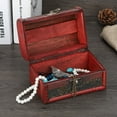 thumbnail image 1 of Wooden Box,  Printing Jewelry Case, Wooden Case, Classical Style Antique Style Jewelry Box, For, 1 of 8