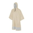 thumbnail image 4 of Poncho de lluvia con capucha 3 en 1, impermeable, tipo jersey Caqui, 4 of 9