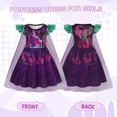 thumbnail image 3 of Benylion Girls Costumes Princess Birthday Party Dress Popular Musical Cosplay Halloween Outfits with Cape for 1-2 years, 3 of 6