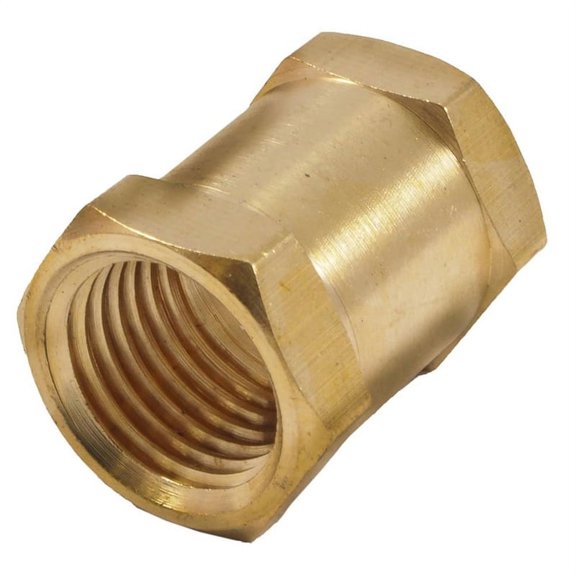 Forney 75532 Brass Hose Coupling 1/4 x 1/4 in. FNPT