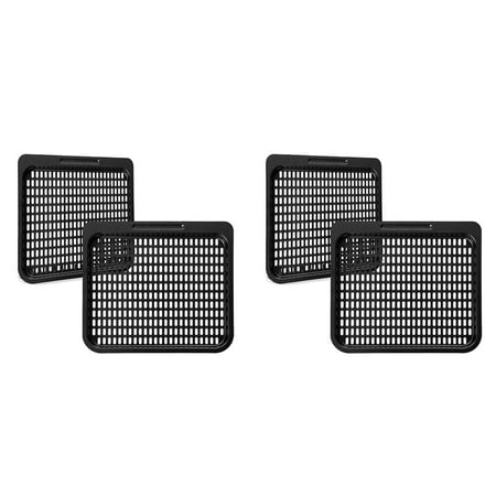 

4PCS Cooking Tray Replacement 10 QT Mesh Cooking Rack Accessories Oven Dishwasher Safe (10 QT)