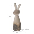 thumbnail image 2 of Wooden 2 Tone Bunny Decor Large, 2 of 3