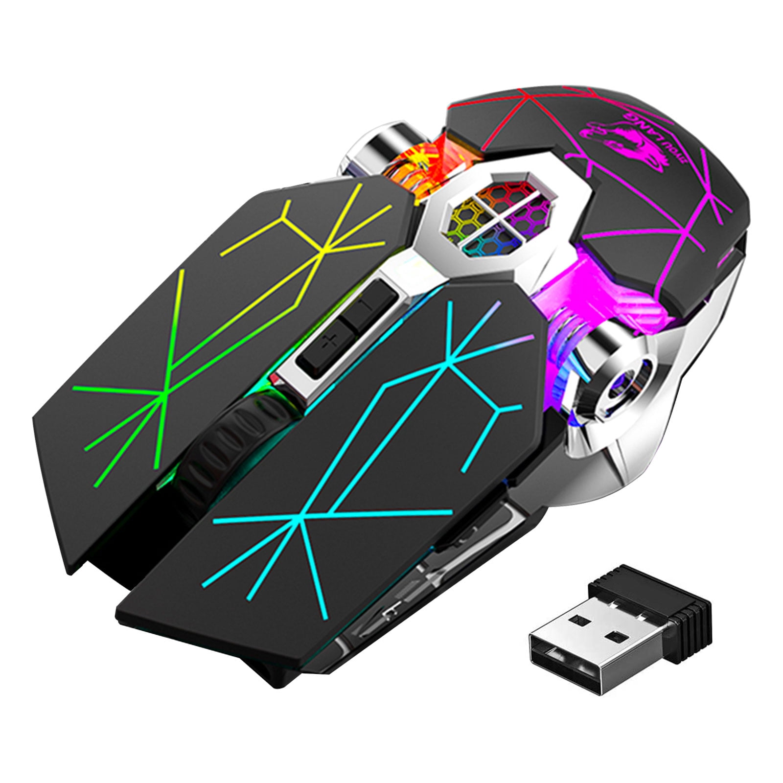 Wireless Gaming Mouse, EEEkit Rechargeable Computer Gaming Mouse Unique