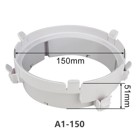

NUYADA Portable Air Conditioner W Kit Exhaust Hose Duct Interface Tube Connector A1-150 circular