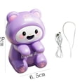 thumbnail image 3 of Voglyf Cooling Clip‑On Mini Fan for Cup & Bowl, Cute Animal Fans Coffee Chiller, Portable Small Clip‑on Cooling Fan for Coffee Mugs Bowls, Desktop Household Daily Use Drink (Purple Frog), 3 of 5
