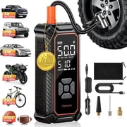 Ophanie Cordless Tire Inflator Portable Air Compressor, 160PSI, Long Range Battery, Air Pump for Car Tires, Bike, Motorcycle, Electric Pump with LED Light & Digital Pressure Gauge