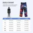 thumbnail image 4 of Kdxio Outer Space Floating Numbers And Letters Pattern Men's Pajama Pants, Elastic Waist with Drawstring and Pockets, Comfortable Loungewear-3X-Large, 4 of 6