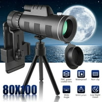 MDHAND 80X100 Day / Night HD Vision Monocular With Tripod Vision for Birds Watching Wildlife Hunting Hiking