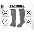 thumbnail image 3 of RIMSports Shin Guards Soccer MMA Muay Thai Pads for Adult and Youth, 1 Pair, 3 of 6
