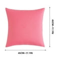 thumbnail image 3 of 2PCS Outdoor Waterproof Pillow Covers Modern Solid Color Backrest Cushion Covers 45x45 cm Weather- Patio Furniture Protector, 3 of 5