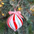 thumbnail image 3 of Juego de adornos navideños Ornativity Peppermint Candy, 12 unidades, 3 of 7
