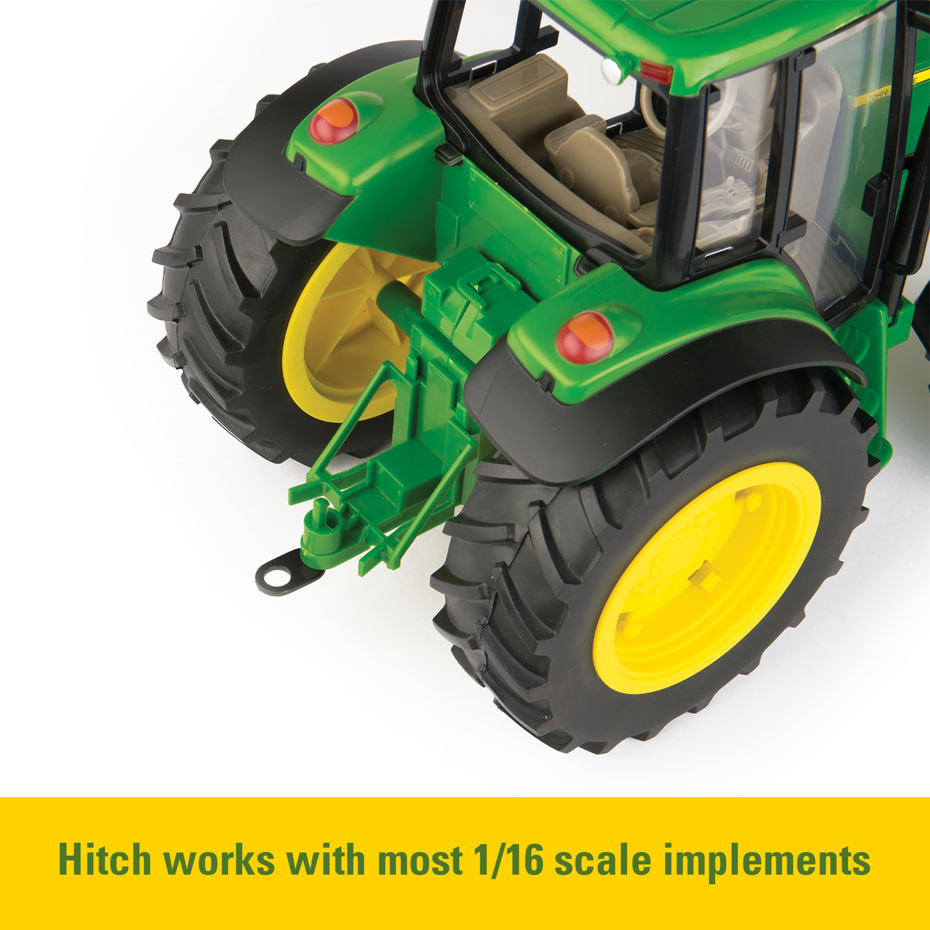 john deere big farm lights and sounds tractor with wagon