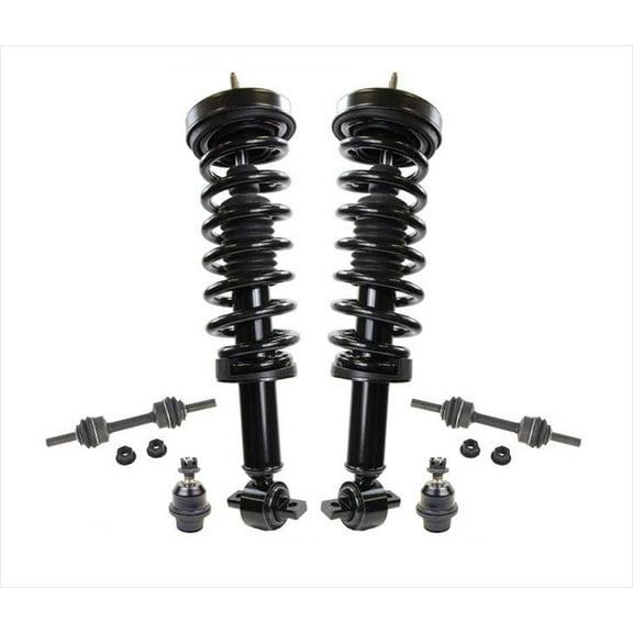 Coil Spring Struts For REAR WHEEL DRIVE ONLY 2014 Ford F150 Extended Cab 6pc