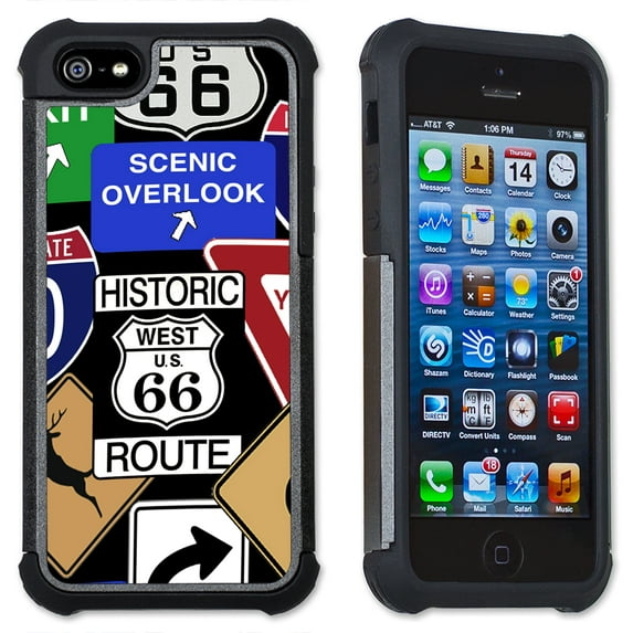 Highway Signs - Maximum Protection Case / Cell Phone Cover with Cushioned Corners for iPhone 6 & iPhone 6S