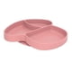 thumbnail image 3 of Plato de succión para bebé, plato dividido de silicona resistente al deslizamiento portátil para bebés, color rosa, 3 of 5