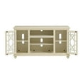 thumbnail image 3 of Bowery Hill Modern / Contemporary 2 Door Antique White 63" TV Stand, 3 of 9
