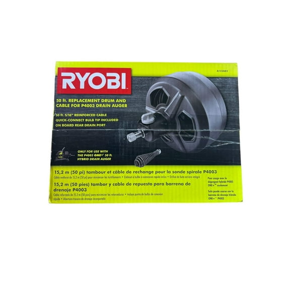 50 ft. Auger Replacement Drum for RYOBI Hybrid Drain Auger P4003