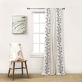 thumbnail image 2 of Silk Home, Inc. Warwick Light Filtering Rod Pocket Curtain Panel 52" x 84" - Navy, 2 of 5