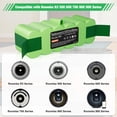 thumbnail image 2 of Batería JUNWOOD 14.4V 6400mAh para la serie iRobot Roomba, 2 of 8
