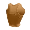 thumbnail image 3 of Seamless Yoga Tank Tennis Top for Workout with Built-In Support for Everyday Home Gym and Fitness Activewear Yellow XL, 3 of 4