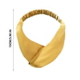 thumbnail image 3 of Gyedtr Bandeau en Faux Soie Multicolore Doux et Confortable Disponible en Plusieurs Couleurs, 3 of 7