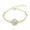 Gold, variant on SUSHANG Zircon Adjustable Bracelet Stainless Chain Link Size Zirconia Bracelet Bracelets