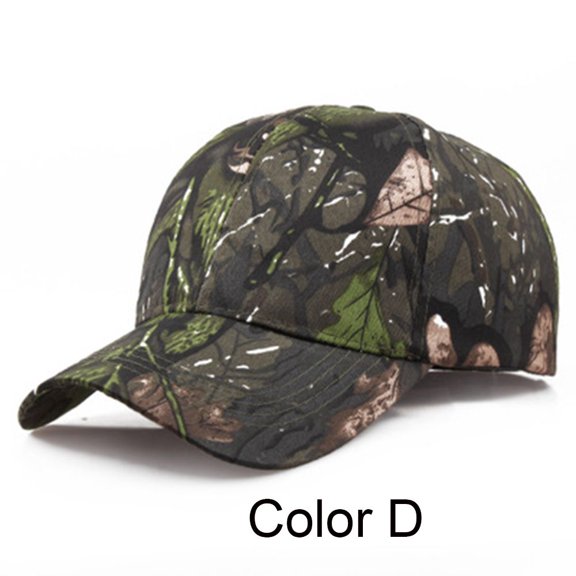 Outdoor Visor Camouflage Hunting Military Tactics Camo Army Sun Hat Men Baseball Cap COLOR D