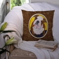thumbnail image 3 of Carolines Treasures SS8415PW1414 English Bulldog Fabric Decorative Pillow, 14Hx14W, multicolor, 3 of 4