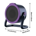 thumbnail image 3 of Portable Desk Heater 500W Fast Warm Fan with Heating Modes for Indoor Use and Outdoor Travel in Winter Seasons, 3 of 6