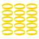 thumbnail image 1 of 15 pulseras de silicona unisex, pulseras de goma, pulseras de silicona impermeables Amarillo, 1 of 7