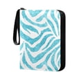 thumbnail image 4 of ALAZA Blue Zebras Pattern Trading Card Binder 4 Pocket Cards Collection Album 400 Folder Holder, 4 of 6