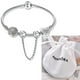thumbnail image 4 of Pulsera Pandora Con Charms De Plata 925 De Cadena De 19cm Encantos Con Bolsa De Terciopelo, 4 of 4