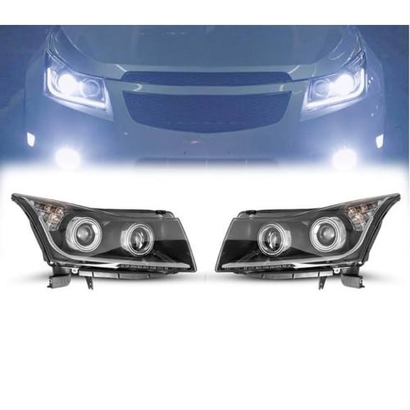 2011-2015 Projector Headlights for Chevy Cruze Headlamps Replacement Left Right