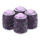 thumbnail image 5 of 4pcs Rhinestone Aluminum Alloy Tire Valve Caps Bling Air Caps with Seal Ring Durable Leakproof Design for Car Tire Stem Covers Protects Valve Core, 5 of 5