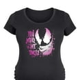 thumbnail image 3 of Marvel Venom - Valentine You Make Me Smile - Maternity Scoop Neck Graphic T-Shirt, 3 of 5