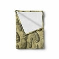 thumbnail image 2 of Pineapple Soft Flannel Fleece Throw Blanket, , Cozy Plush for Indoor and Outdoor Use, 50" x 60", , by Ambesonne, 2 of 6