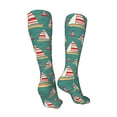 thumbnail image 3 of Rocae Yachts And Buoys Novelty Casual compression Socks For Women Men Contrast Color Stockings, 3 of 8