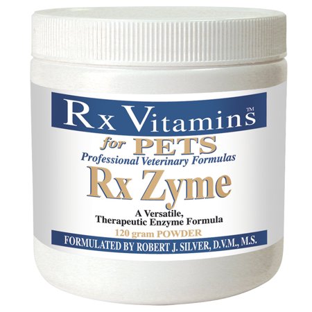 UPC: 0708429084402 | Rx Vitamins for Pets Rx Zyme for Dogs & Cats 120 g Powder