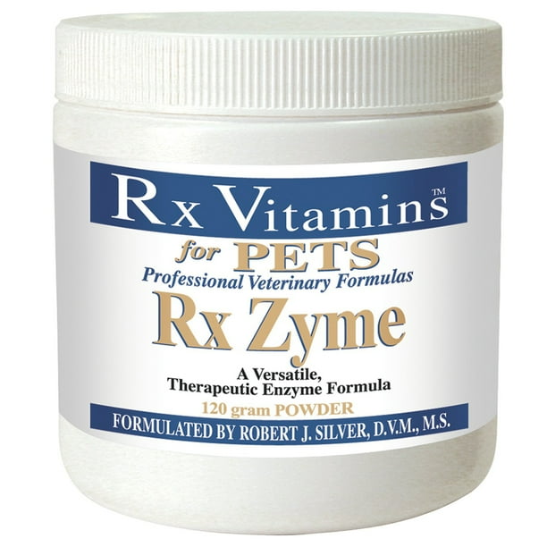 Rx Vitamins for Pets Rx Zyme for Dogs & Cats 120 g Powder