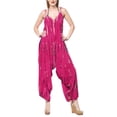 thumbnail image 2 of HAPPY BAY Women's Overall Jumpsuits Casual Loose Fit Playsuit US 14-16W Pink-C137, 2 of 5