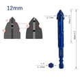 thumbnail image 3 of MYG Eccentric Drill Precision Drilling Glass Punching Rock Slab Triangle Drill bit, 3 of 9