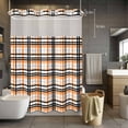 abstract-stripes-no-hook-shower-curtain-with-snap-in-liner-orange